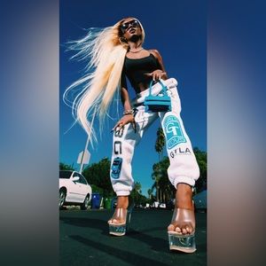 GIRLS TOUR DESIGNER LOGO SWEATS